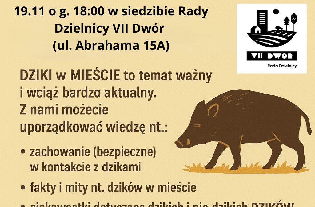 Dziki w mieście