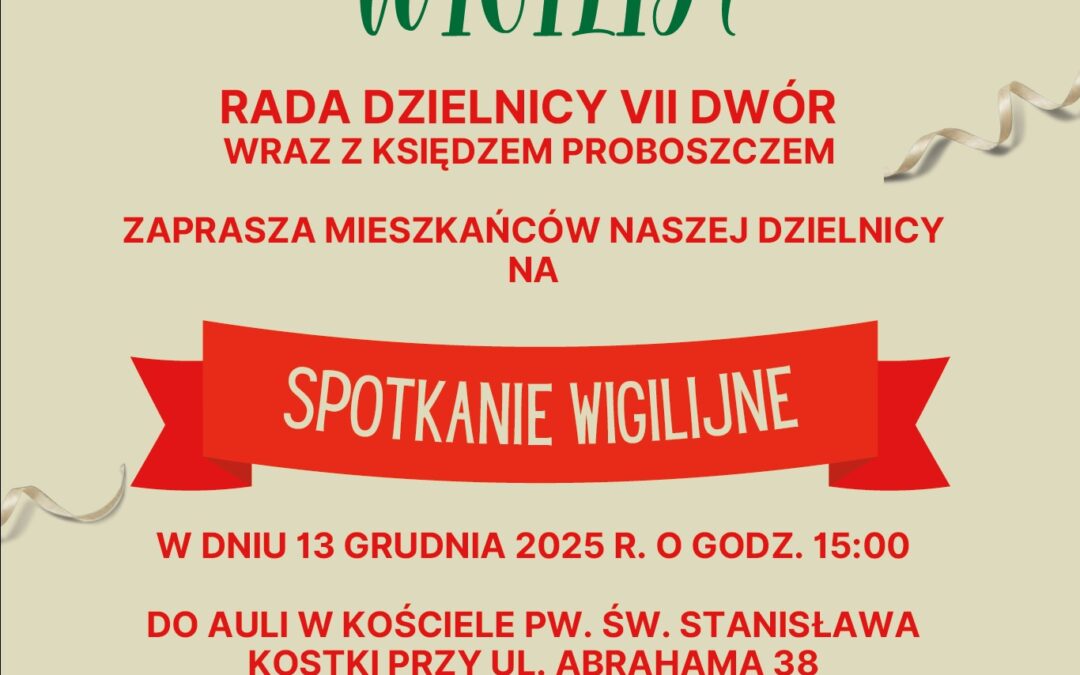 Wigilia dla mieszkańców 2025