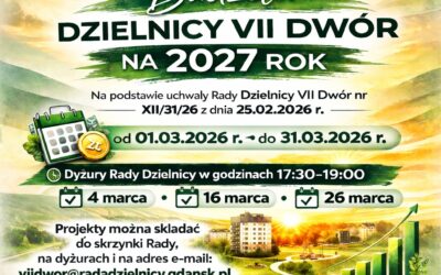 Konsultacje budżetu dzielnicy VII Dwór na rok 2027